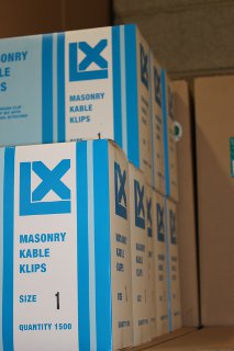 LX Electrical Accessories masonry cable clips