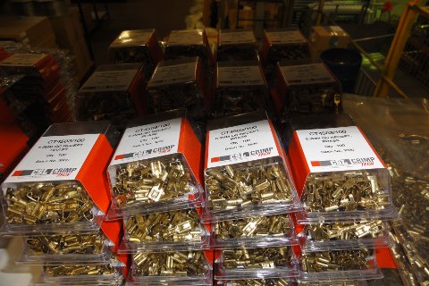 Brass crimp terminals